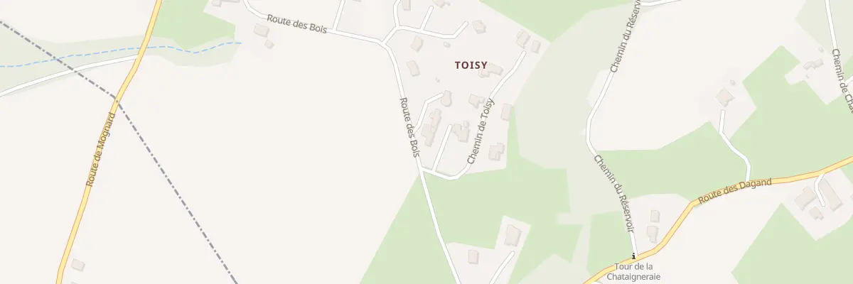 Plan du 300 Rte des Bois à Entrelacs
