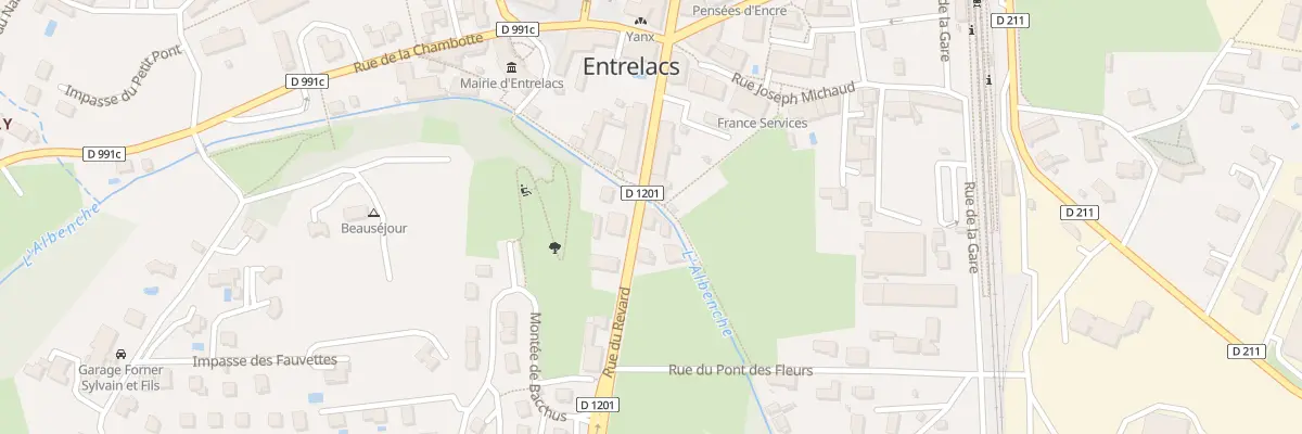 Plan du 125 Rue du Revard à Entrelacs