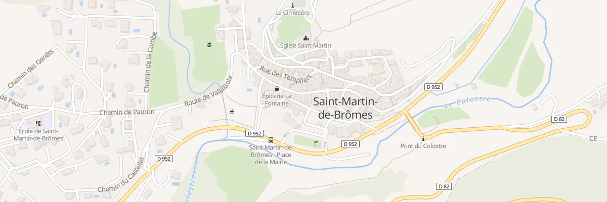 Plan du 5057 Le Village à Saint-Martin-de-Brômes