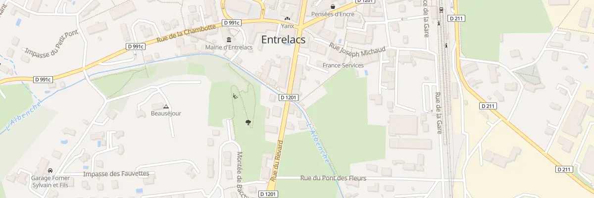 Plan du 105 Rue du Revard à Entrelacs