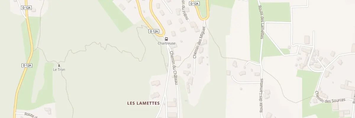 Plan du 356 Che du Château à Saint-Baldoph