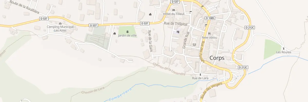 Plan du 87 Rue de la Gare à Corps