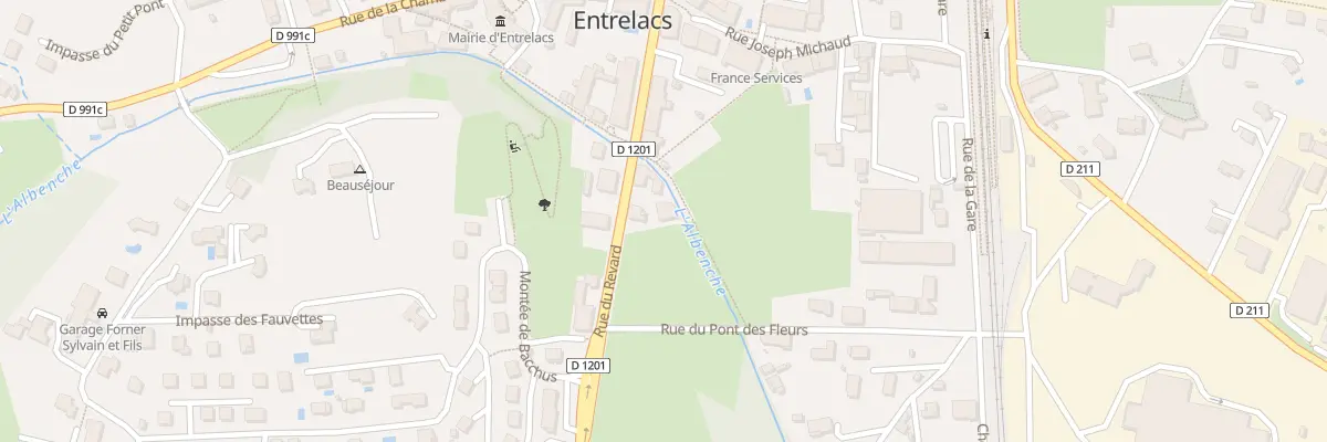 Plan du 155 Rue du Revard à Entrelacs