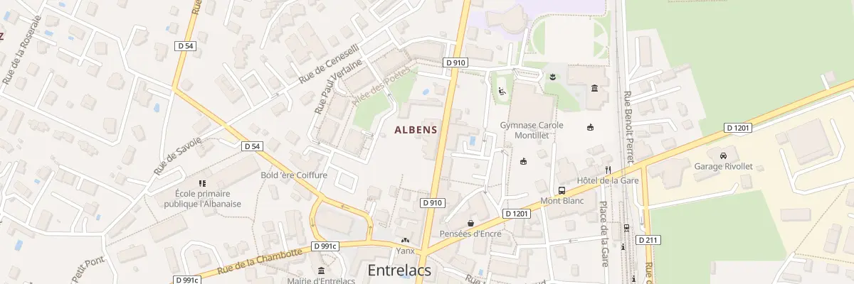 Plan du 119 Rue du Huit Mai 1945 à Entrelacs