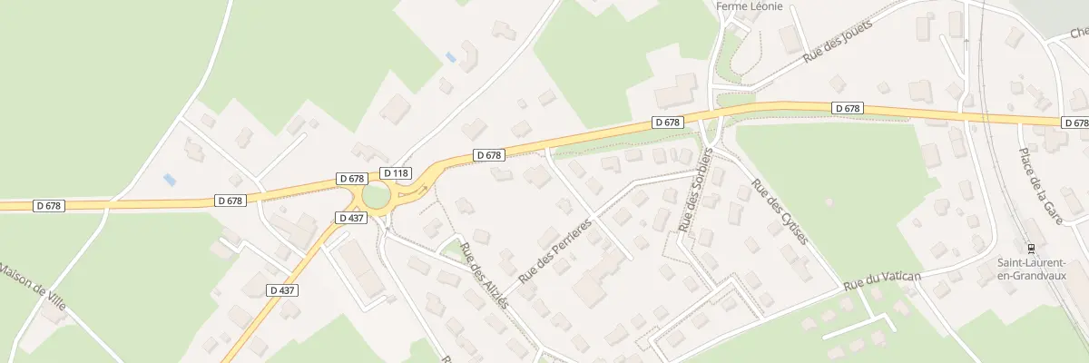 Plan du 2 Rue des Perrieres à Saint-Laurent-en-Grandvaux