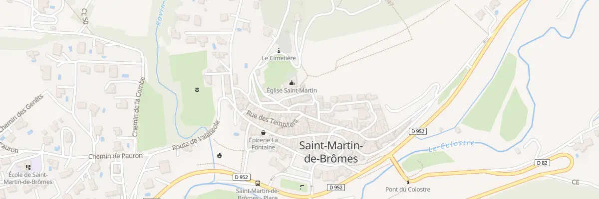 Plan du 7094 Rue du Château à Saint-Martin-de-Brômes
