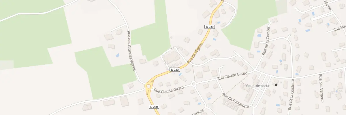 Plan du 22 Rue de l’Eglise Auxon Dessous aux Auxons