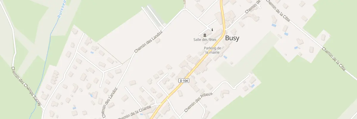 Plan du 52 Rue Principale à Busy