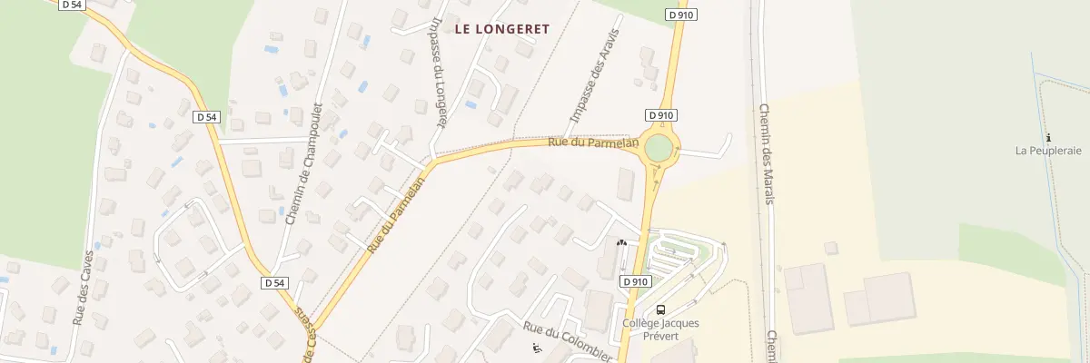 Plan du 259 Rue du Colombier à Entrelacs