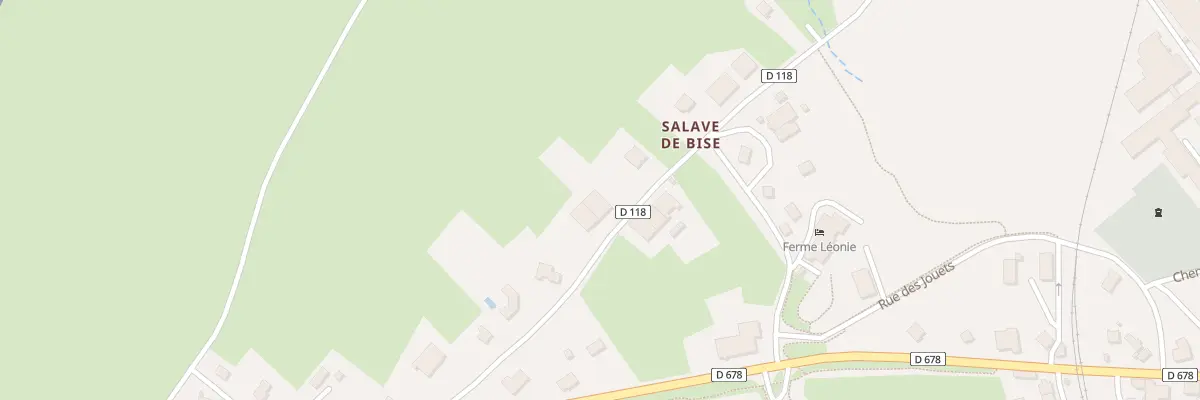 Plan du 13 Qua Salave de Bise à Saint-Laurent-en-Grandvaux