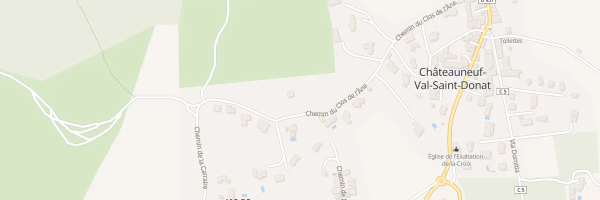 Plan du 7056 Jas de l’Amagnon à Châteauneuf-Val-Saint-Donat