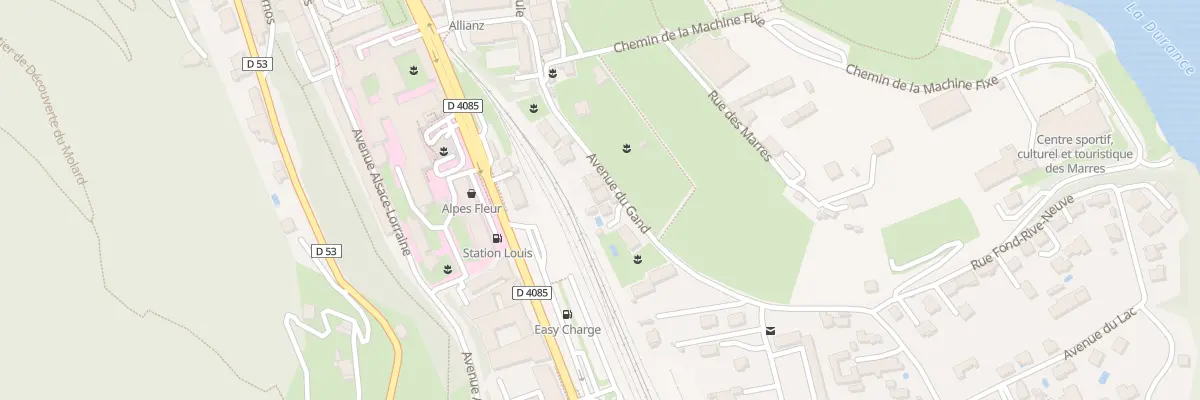 Plan du 9008 Av du Gand à Sisteron