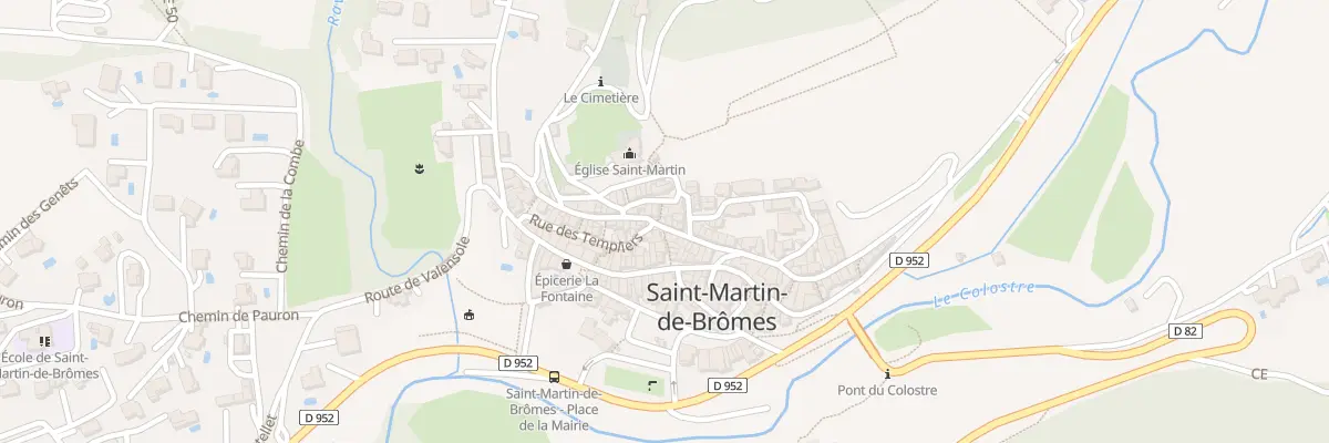 Plan du 5148 Le Village à Saint-Martin-de-Brômes