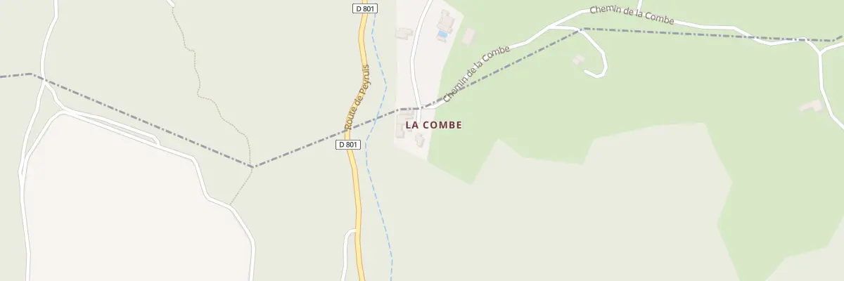 Plan du 7034 Fournieux à Montfort