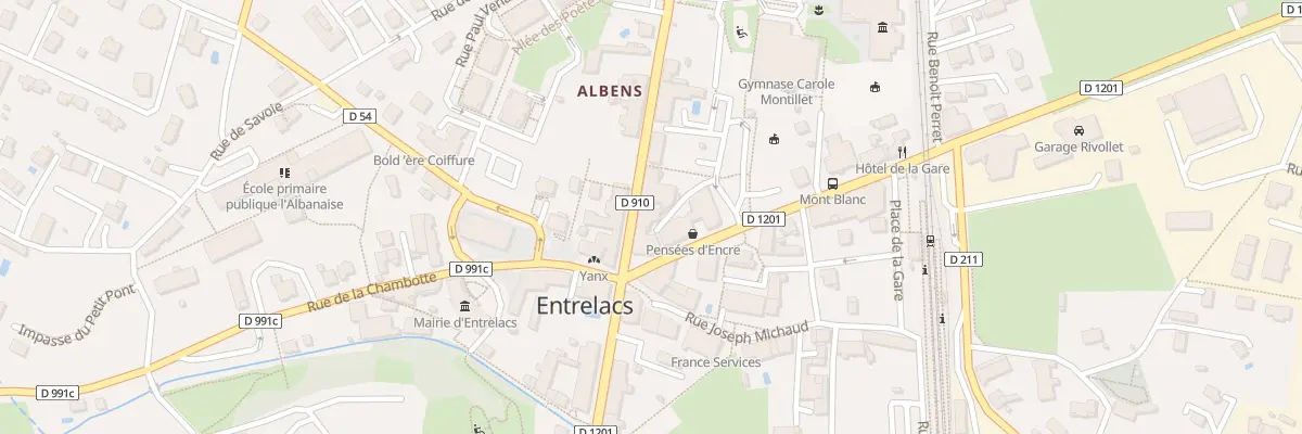 Plan du 38 Rue du Huit Mai 1945 à Entrelacs