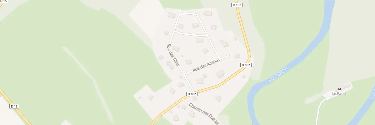 Plan du 1 Rue des Acacias à Myon