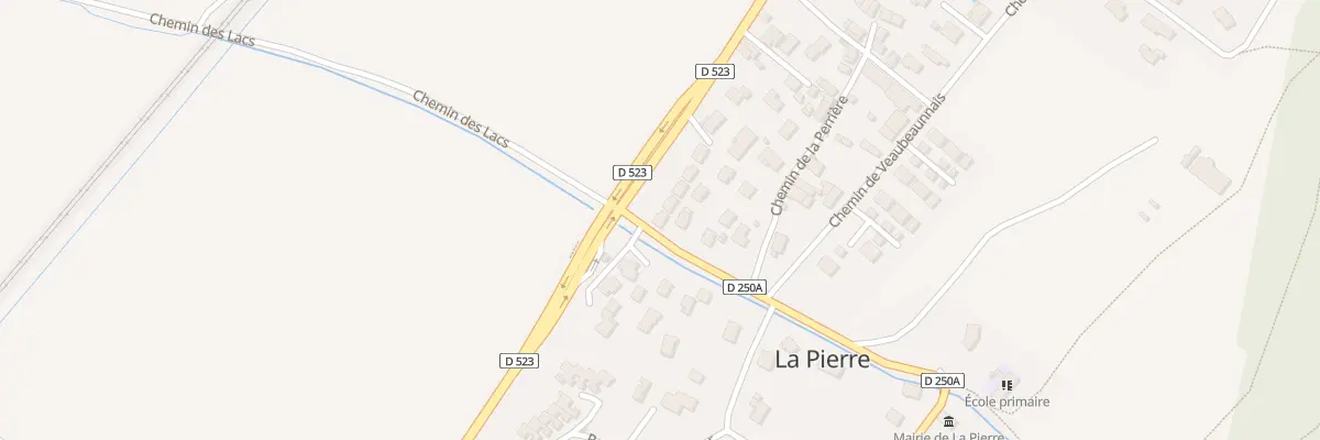 Plan du 12 Rue de la Mairie à La Pierre