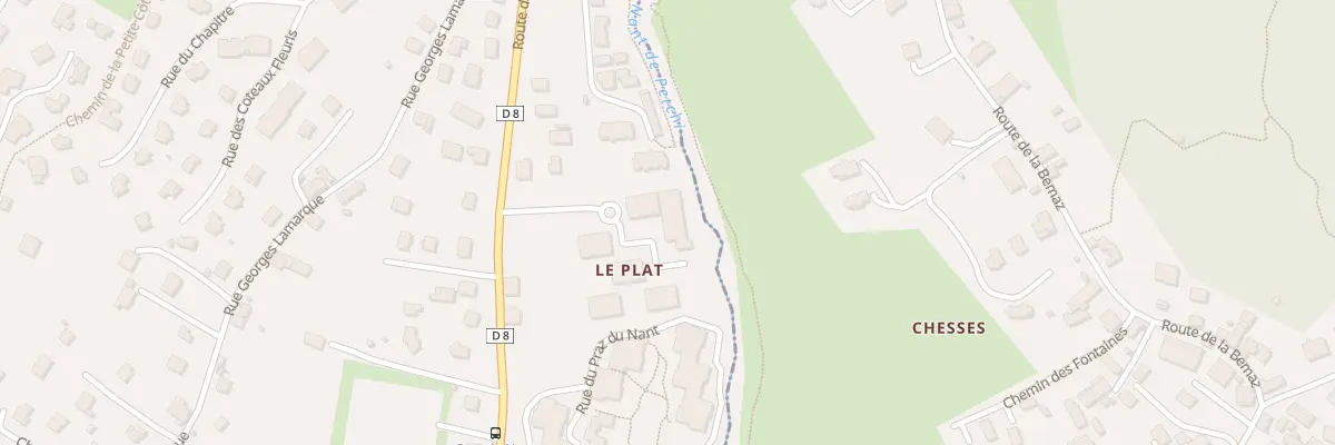 Plan du 490 Rte de Vérel à Bassens