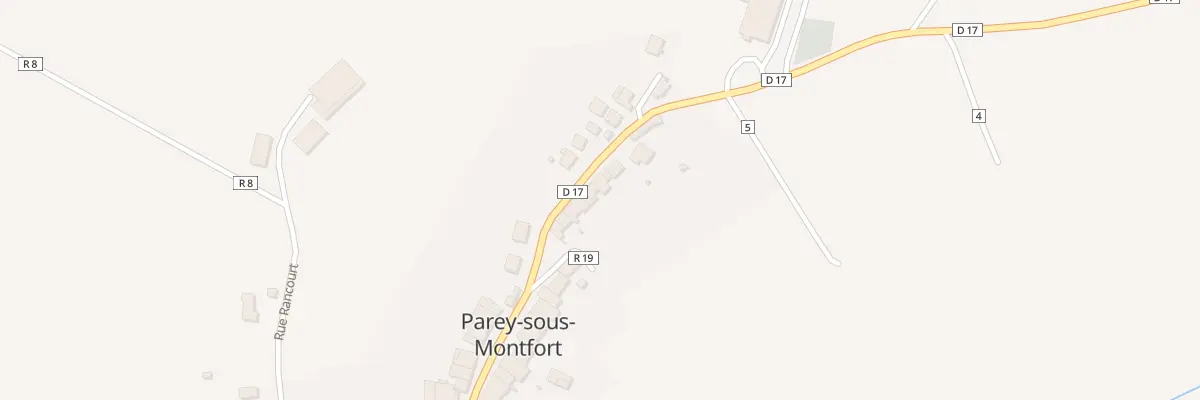Plan du 340 Rue du Gras à Parey-sous-Montfort