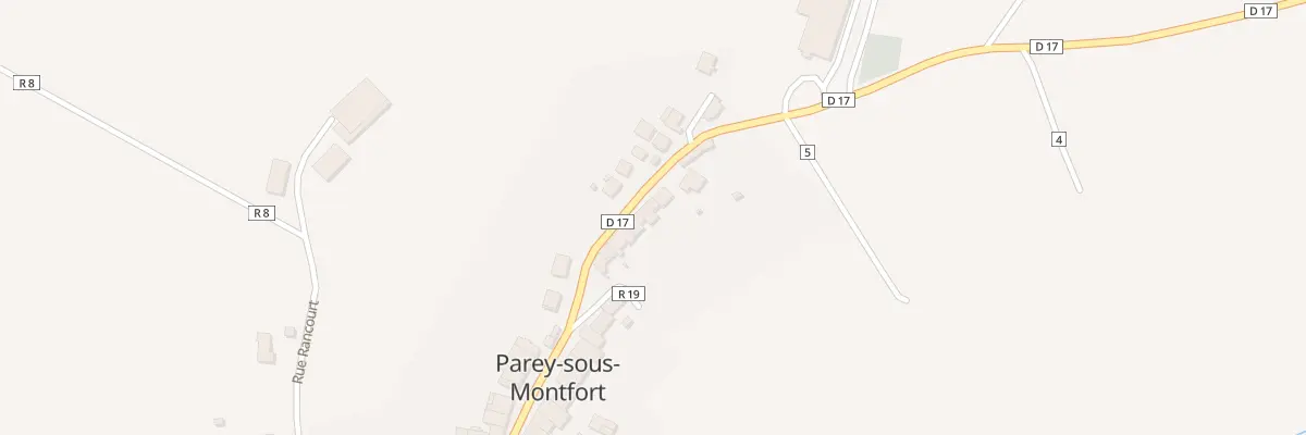 Plan du 500 Rue du Gras à Parey-sous-Montfort