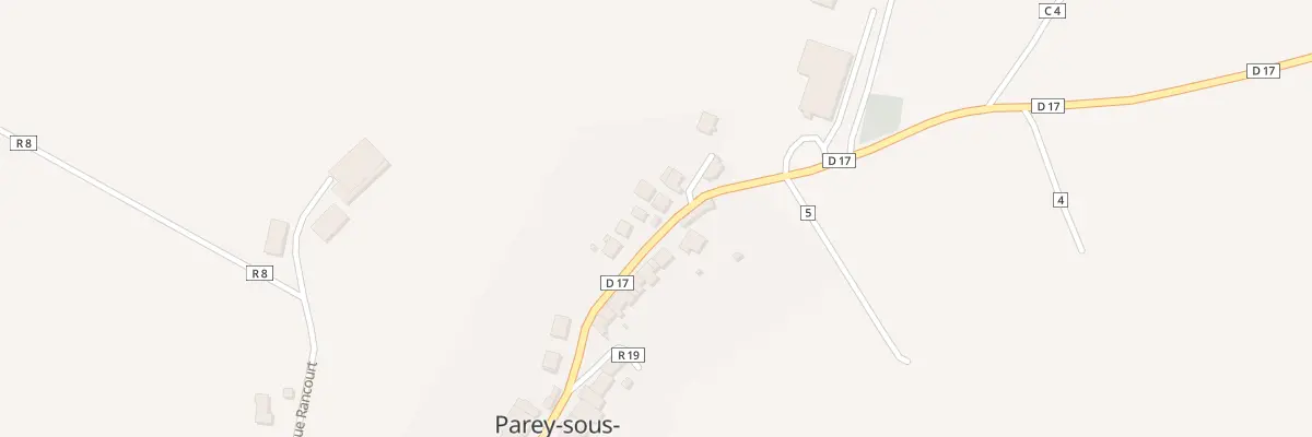 Plan du 401 Rue du Gras à Parey-sous-Montfort