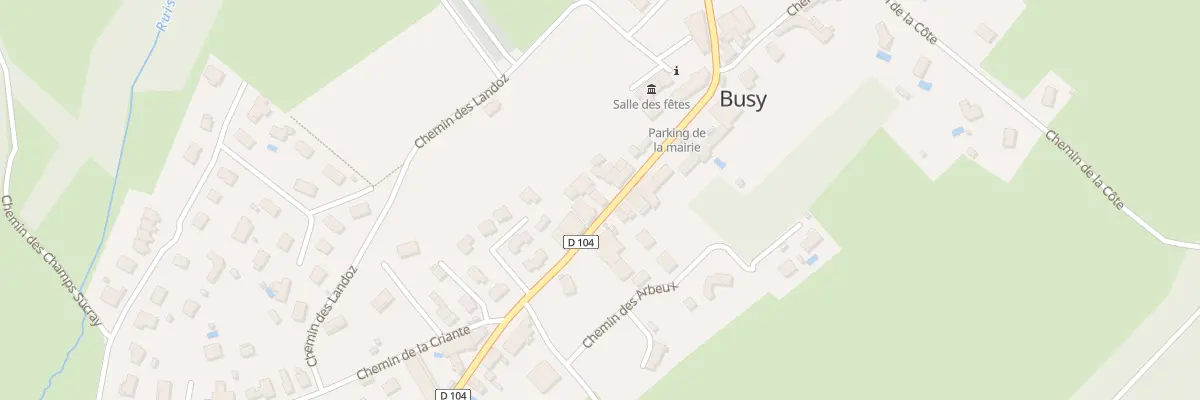 Plan du 54 Rue Principale à Busy