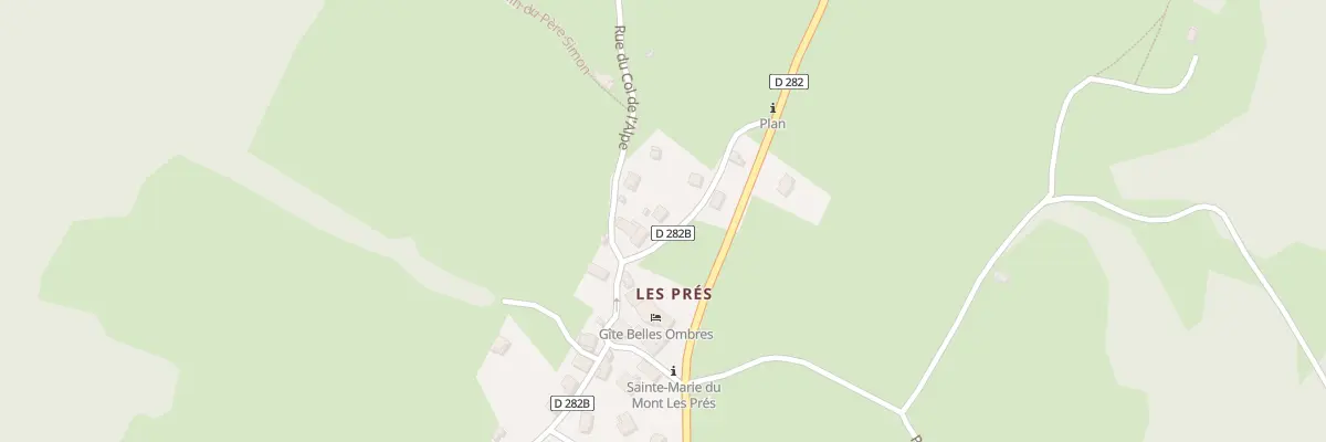 Plan du 25 Rue de la Chartreuse à Sainte-Marie-du-Mont