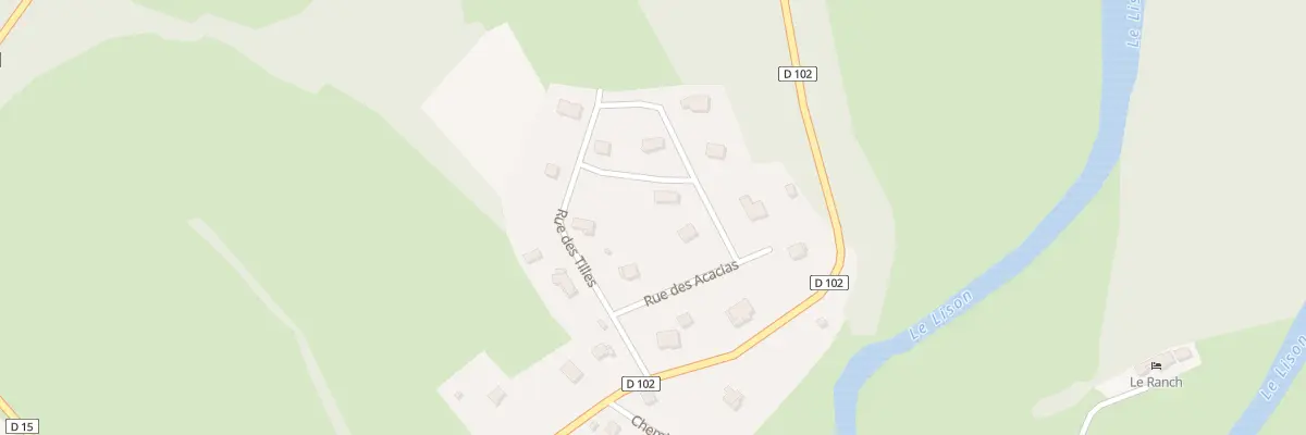Plan du 1 Rue des Genevriers à Myon