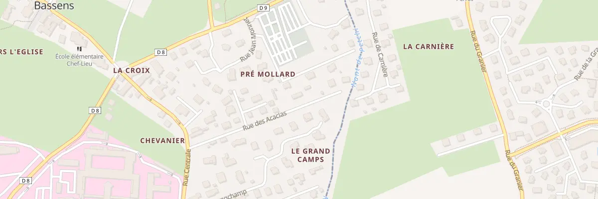 Plan du 15 Rue des Acacias à Bassens