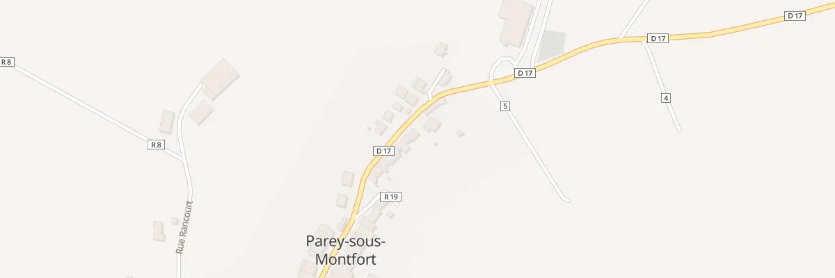 Plan du 368 Rue du Gras à Parey-sous-Montfort