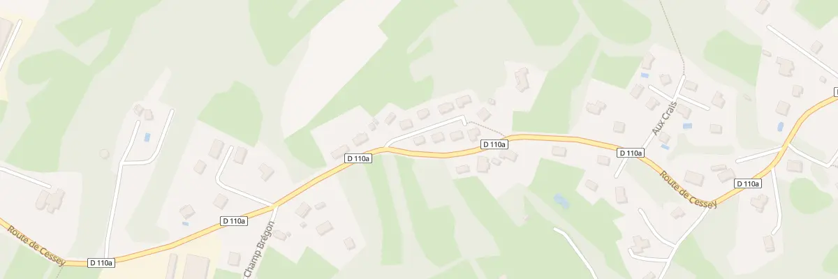 Plan du 40A Rte de Cessey à Charnay