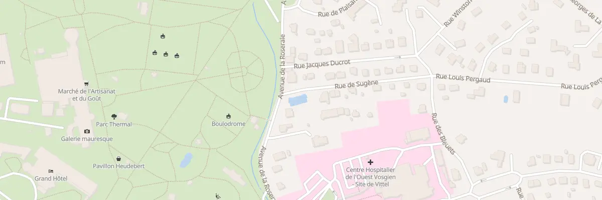 Plan du 20 Rue de Sugène à Vittel