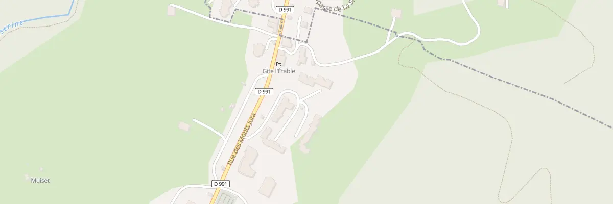 Plan du 76 Imp des Pistes à Lélex