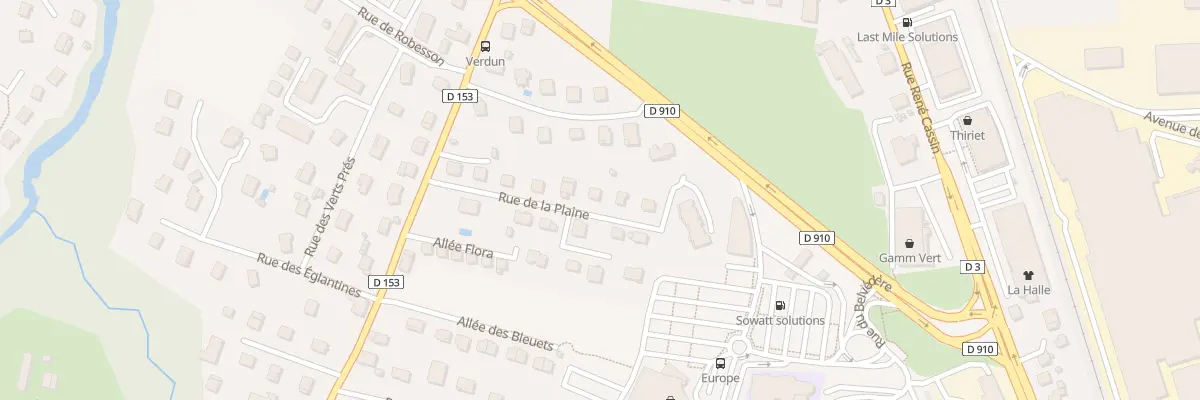 Plan du 11 Rue de la Plaine à Rumilly