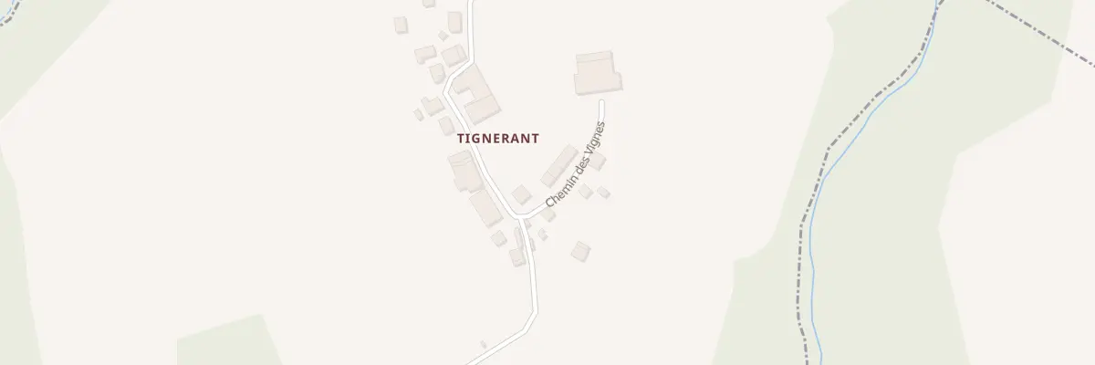 Plan du 1247 Rte de Tignerant à Saint-Eusèbe