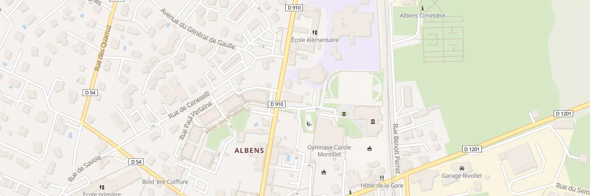 Plan du 21 Rue du Collège à Entrelacs