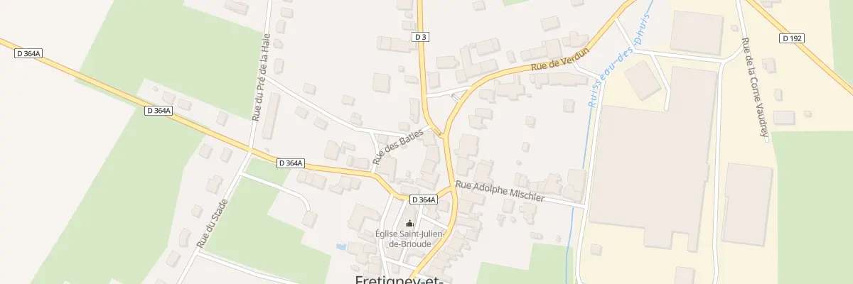 Plan du 30 Rue de Verdun à Fretigney-et-Velloreille
