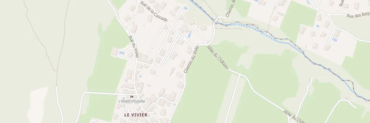 Plan du 5875 Rue du Vivier au Touvet