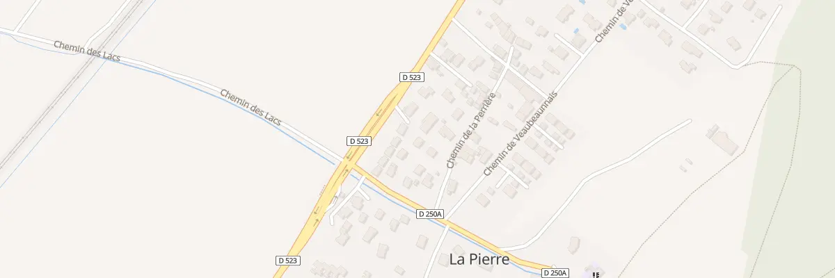 Plan du 52 Che de la Perrière à La Pierre