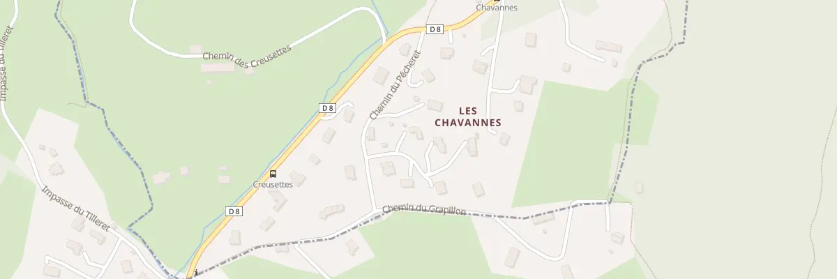 Plan du 41 Chem des Capucins à Verel-Pragondran
