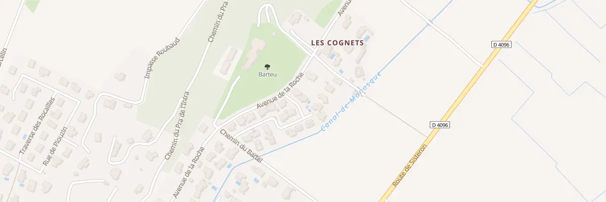 Plan du 180 Rue de la Farigoule à Peyruis