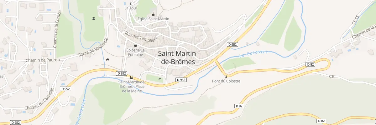 Plan du 5127 Le Village à Saint-Martin-de-Brômes