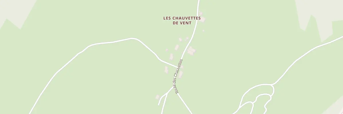 Plan du 1075 Rte des Chauvettes à La Chaumusse