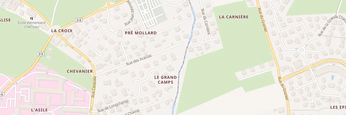 Plan du 285 Rue le Longchamp à Bassens
