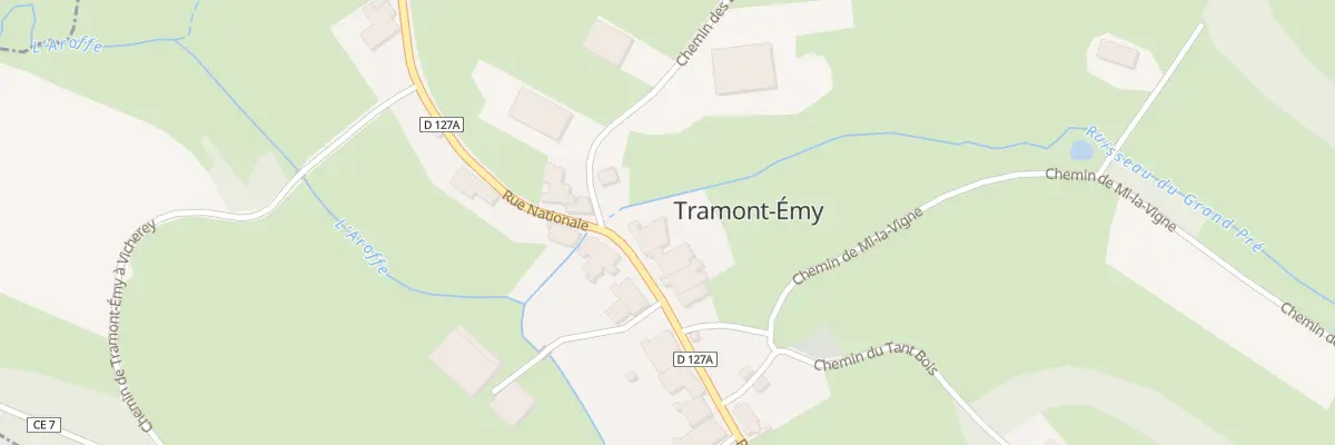 Plan du 5 Rue Nationale à Tramont-Émy