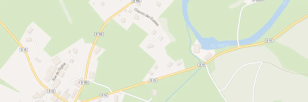 Plan du 8 Chem des Erables à Myon