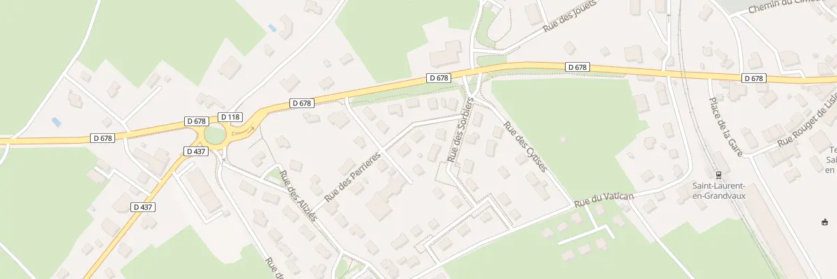 Plan du 6 All des Charmilles à Saint-Laurent-en-Grandvaux
