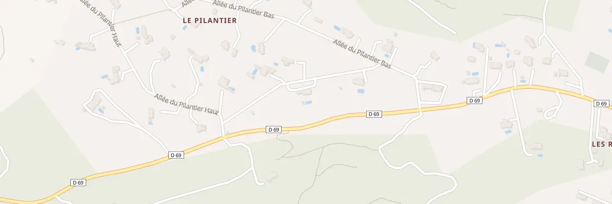 Plan du 169 All du Pilantier Haut à Saint-Julien