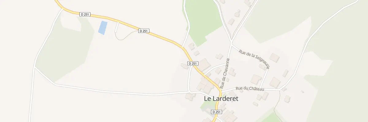 Plan du 7 Rue des Maubrais au Larderet