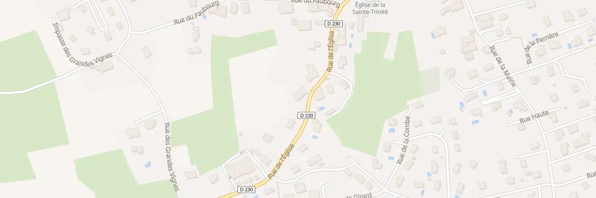 Plan du 16 Rue de l’Eglise Auxon Dessous aux Auxons